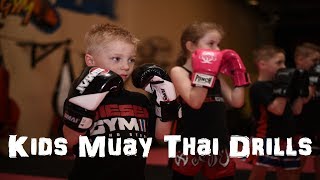 Kids Muay Thai Drills [upl. by Willey665]