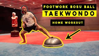 TUTORIAL  Taekwondo Footwork on BOSU BALL [upl. by Neall184]