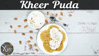 Kheer Puda  Kheer Puda Recipe  How to Make Kheer Puda [upl. by Verneuil]