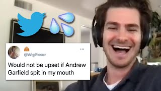 Andrew Garfield Reads Thirst Tweets [upl. by Retsevel]