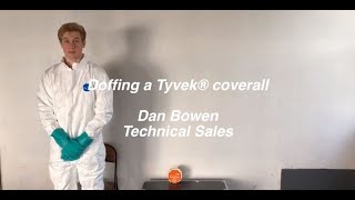 How to doff a Tyvek® coverall  for individuals [upl. by Krause501]