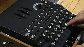 Enigma Machine Demonstration [upl. by Etrem683]