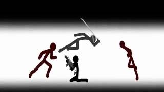 Stick Figure Fight Scenes Compilation Part 1 [upl. by Lester]