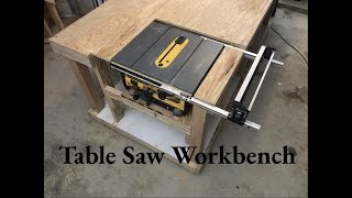 How to build a table saw workbench  Full Project [upl. by Bella]