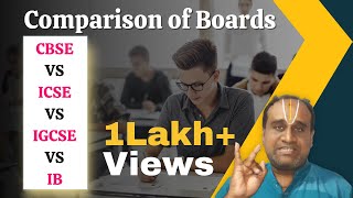 CBSE vs ICSE vs Cambridge IGCSE vs IB  Comparison of Boards [upl. by Brecher]