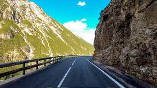 Driving the Flexen Pass Hahntennjoch amp Holzleiten Saddle Austria [upl. by Arerrac]