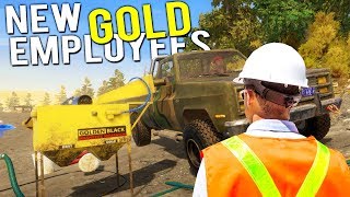 Our NEW GOLD MINING EMPLOYEES BIGGEST GOLD HAUL YET  Gold Rush Full Release Gameplay [upl. by Frasquito]