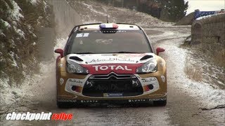 SLoeb vs SOgier WRC MONTE CARLO 2013 HD [upl. by Ilegna]