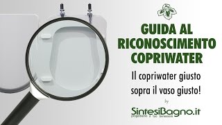 Guida Riconoscimento Copriwater  Sedile wc [upl. by Sucrad]