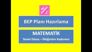 BEP Planı Hazırlama  Matematik  Ücretsiz [upl. by Dick326]