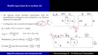 Machine Asynchrone 5  Modèle équivalent de la MAS [upl. by Coffin]