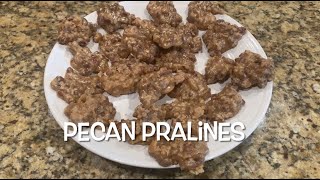 Pecan Pralines 10 minutes in microwave [upl. by Ocnarf]