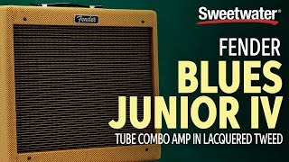 Fender Blues Junior IV Lacquered Tweed Combo Amp Demo [upl. by Cally]