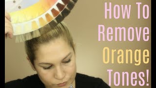 How to RemoveNeutralize Brassy Orange Hair [upl. by Chaves]