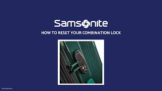 Samsonite Lock Instructions [upl. by Bunni]