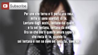 Gianna Nannini  Lontano dagli Occhi Lyrics  Testo [upl. by Yrrab]