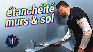 Je fais lETANCHEITE de la DOUCHE et BAIGNOIRE  Chantier Rénovation Suite Parentale Ep 10 [upl. by Adara517]