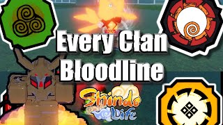 Every Clan Bloodline in Shindo Life [upl. by Yr957]