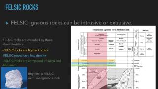 Mafic and Felsic igneous rocks [upl. by Earleen]