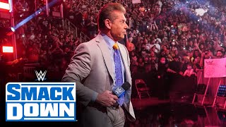 Mr McMahon welcomes the WWE Universe home SmackDown July 16 2021 [upl. by Annahs793]