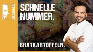 Schnelles Bratkartoffel Rezept von Steffen Henssler [upl. by Docia]