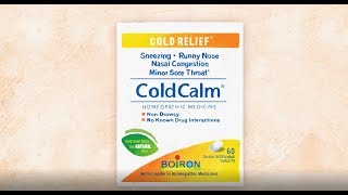 Cold Symptoms Try Boiron ColdCalm [upl. by Nauquf]