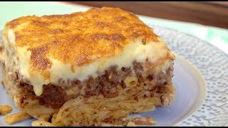 Pastitsio my Dads amazing  Greek Lasagna  Christine Cushing [upl. by Ikey]