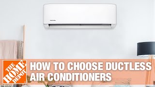 How Do Ductless Air Conditioners Work  The Home Depot [upl. by Bocock]