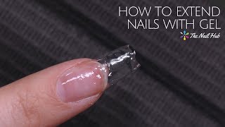 How To Extend Nails with Gel [upl. by Aicala]