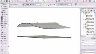 TUTORIAL ARCHICAD  Roofs Curved [upl. by Notlih]