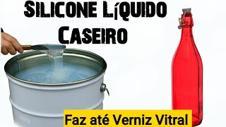 Cola de Silicone Líquido Faz até Verniz Vitral e Tintas [upl. by Eidissac]