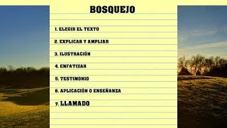 HACER TU PROPIO BOSQUEJO [upl. by Elatnahs]