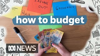 Simple ways to budget and save money  ABC News [upl. by Nerrak992]