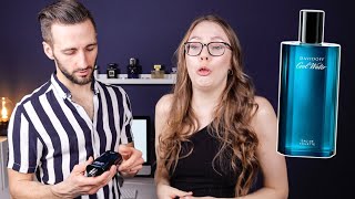 WOMAN REACTS TO Davidoff Cool Water [upl. by Sacha188]