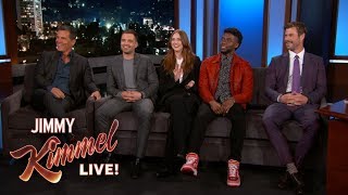 Avengers Infinity War Cast Reveals What They Stole from the Set [upl. by Wertz]