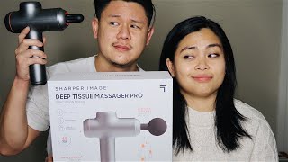 Sharper Image Massager Gun Review [upl. by Airehtfele210]