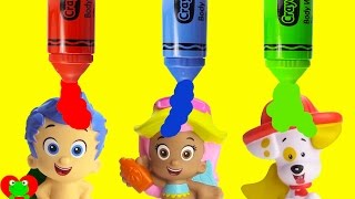 LEARN Colors Bubble Guppies Magical Surprises Bath Time Fun [upl. by Anerat]