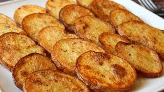 Cottage Fries  Easy OvenFried Potato Rounds [upl. by Yrtneg]