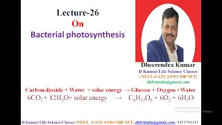 Bacterial photosynthesis by Dheerendra Kumar [upl. by Hutchinson]