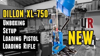 NEW Dillon XL750 Unboxing Setup Loading Pistol and Rifle Ammo [upl. by Charmaine898]