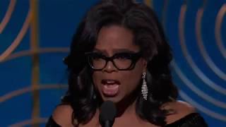 Golden Globes 2018 Watch Oprah Winfrey speak on future of women [upl. by Yancy]