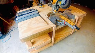 DIY Workbench With a SECRET [upl. by Haidadej904]