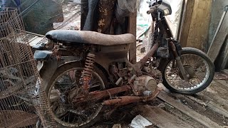 FULL RESTORATION • 1990 Honda Astrea Prima Abandoned  TimeLapse [upl. by Sisxela673]