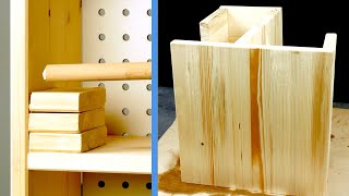 Top 10 Videos – Unbelievably Simple DIY Wood Projects [upl. by Aihsei]