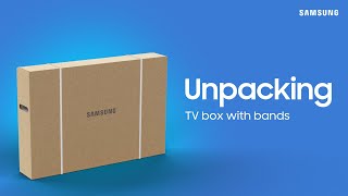 How to unbox your 2021 Samsung 55”  75” QLED TV  Samsung US [upl. by Giefer]