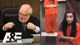 Court Cam Woman Curses at a Judge Season 1  AampE [upl. by Ehcrop727]