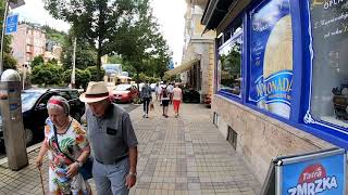 CZ Marienbad Böhmen Rundgang auf der Hauptstraße August 2019 [upl. by Sager]