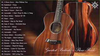 Acoustic Rock  Greatest Ballads amp Slow Rock Songs 80s  90s [upl. by Amary318]