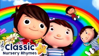 Rainbow Colors Song  Classic Nursery Rhymes  Little Baby Bum [upl. by Anawik]