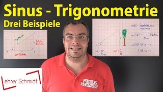 Sinus  Trigonometrie  So geht das  Lehrerschmidt [upl. by Araic]